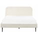 Beliani Cama Bombazine FLAYAT 173x215 Branco