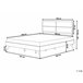 Beliani Cama com estrado MDF POISSY 187x202 Castanho Claro