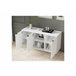 Aparador moderno lacado com padrão floral Branco