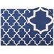 Beliani Pelos curtos SILVAN 160x230 Azul Marino