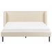 Beliani Cama com estrado Veludo ARETTE 184x206 Bege