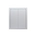 Aparador alto DUNE 2 portas com led branco brilhante Branco Brillo