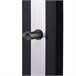 Sined ELLA BLACK INOX 40 l chuveiro solar de alumínio amigo do ambiente, Preto - Faixa de aço inoxidável Preto