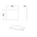 Conjunto de 3 prateleiras para roupeiro HERA BIG, HERA MINI,HERA PLUS e FIRENZE Branco