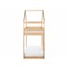 Beliani Beliche Pinho LABATUT 92x206 Castanho