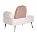 Beliani Chaise longue versão à direita Poliéster ARCEY Bege