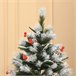 Árvore de Natal PVC, PE, Aço HOMCOM, casa - natal Verde