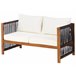 Beliani Conjunto lounge ANTRIA Bege
