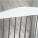 Barreira de Segurança para Animais de Estimação MDF e Aço PawHut Branco