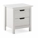 Mesa de cabeceira JULIETA 2 gavetas Mesa de cabeceira JULIETA 2 gavetas Branco