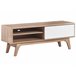 Beliani Mesa de TV BUFFALO 117 Madeira