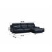 Chaise longue de pele HAWAI Azul Marino
