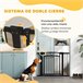 Barrera de Segurança para Cães Acero e PA PawHut Preto