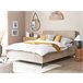 Beliani Cama com estrado Veludo VALOGNES 172x220 Bege