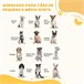 Barreira de Segurança Cães MDF PawHut Castanho