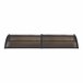 Toldo exterior Mellerud  para portas com proteção  policarbonato 240x80 Castanho