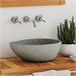 Lavatório - Lavabo - Pia de banheiro oval Antracite
