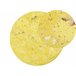Beliani Pelos curtos ZEYTIN 140x140 Amarelo