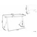 Beliani Secretária dobrável BENDI 160x60 Branco