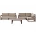 Beliani Conjunto lounge TIMOR Madeira