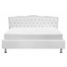 Beliani Cama com armazenamento Pele sintética METZ 189x215 Branco