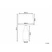 Beliani Candeeiro de mesa SHEBELLE Branco/ Bege