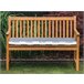 Beliani Almofada de assento para exterior VIVARA 112x54 Azul Marino
