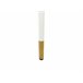 Beliani Mesa de jantar GUTIERE 70x120 Branco/ Bege