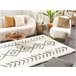 Beliani Shaggy (pelos longos) AYRUM 160x230 Branco/ Bege