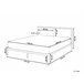 Beliani Cama com estrado Aço CLAMART 147x210 Bege