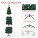Árvore de Natal Metal e PVC HOMCOM, casa - natal Verde