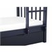 Beliani Beliche Pinho REVIN 87x208 Azul Marino