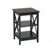 Beliani Mesa de apoio FOSTER 40x40 Branco