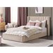 Beliani Cama de água Veludo NOYERS 190x247 Bege
