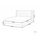 Beliani Cama com estrado Veludo FORBACH Bege