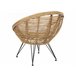 Beliani Conjunto lounge Rattan/vime MARATEA/CESENATICO Natural