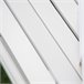 Banco Baloiço Jardim madeira de Álamo Outsunny 125x68 Branco