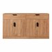 Aparador Varkaus 2 gavetas + 4 portas MDF Carvalho
