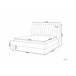 Beliani Cama com estrado Veludo MARVILLE 182x225 Areia