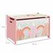 Baú de Brinquedos MDF ZONEKIZ 37 Rosa