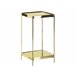 Beliani Mesa auxiliar ALSEA 29x29 Beliani Mesa auxiliar ALSEA 29x29 Dourado