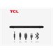 Barra de som de cor preto TCL TS8111 Preto