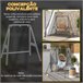 Suporte para Cadeira Suspensa aço Outsunny Preto