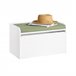 Banco organizador de brinquedos para crianças SoBuy KMB80-W Branco