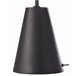 Beliani Candeeiro de mesa PALMIET Preto