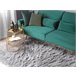 Beliani Shaggy (pelos longos) CIDE 160x230 Azul