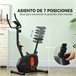 Bicicleta Estática Aço e ABS SPORTNOW Preto
