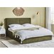 Beliani Cama baú Bouclé MOISSAC 177x224 Bege