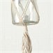 Vaso suspenso sortido MACRAMÉ da marca BOLTZE Branco