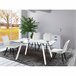 Mesa de jantar ATLAS Branco